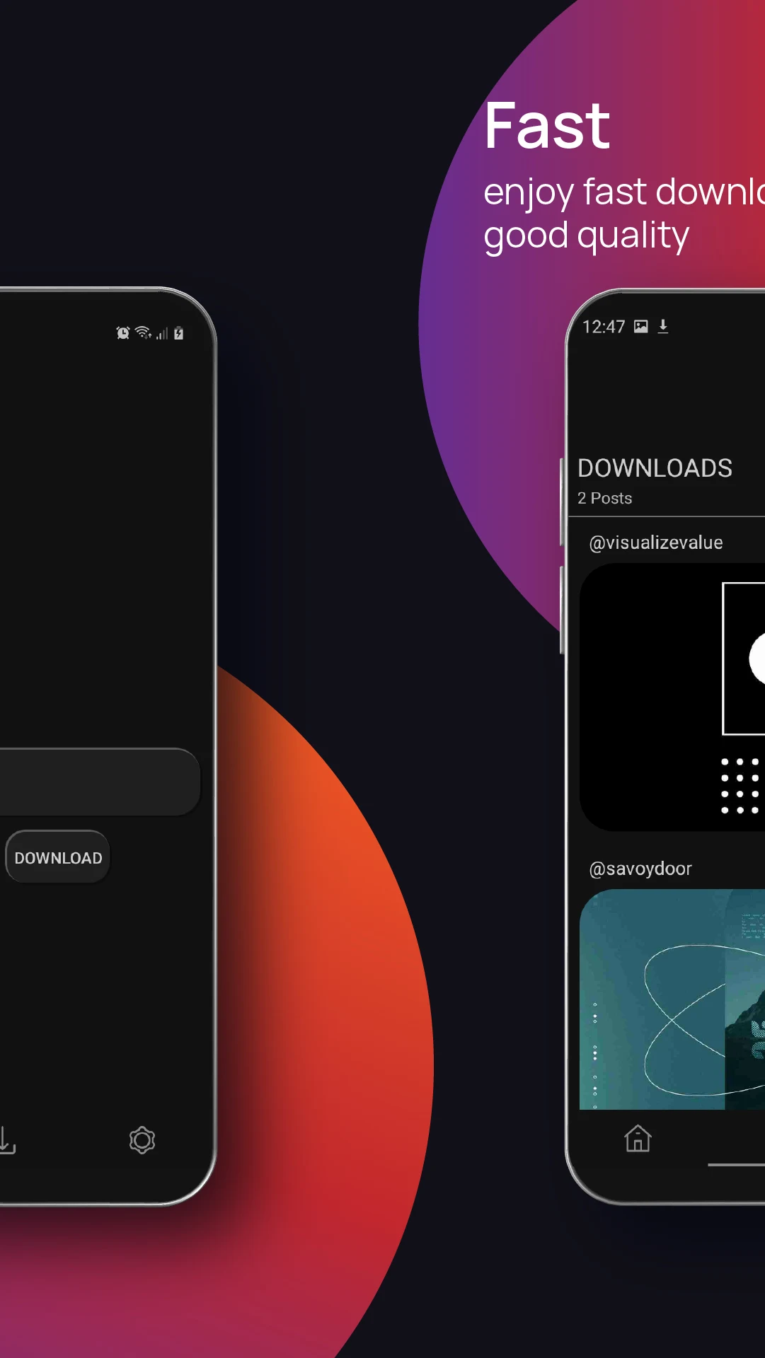 InsDown screenshot